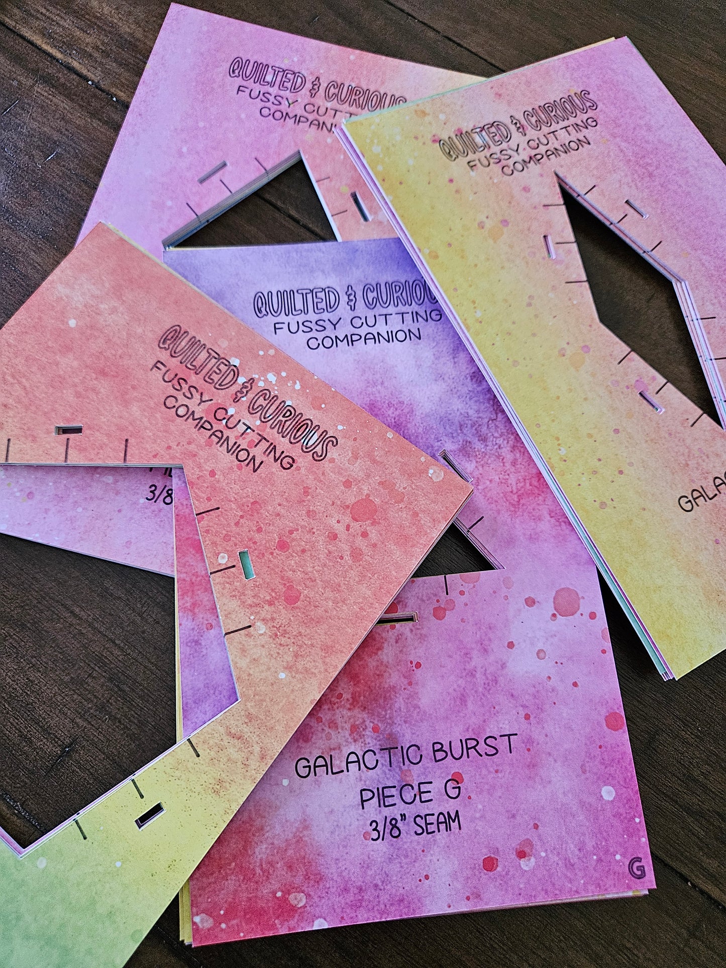 Galactic Burst Fussy Cutting Companion - 7 piece set, Compatible with Nova and SuperNova